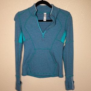 Ivivva by Lululemon | Teal Girls Half Zip Pullover Jacket Size 12